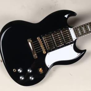 Tokai SG Custom Triple Pickup Black Electric Guitar with Gig