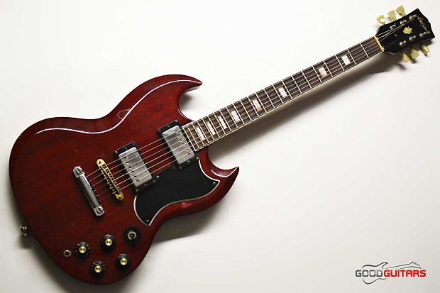 【希少】Aria Pro Ⅱ SL-420 SGタイプ エレキギター Aria Pro II SL-420 Brown Electric Guitar W/Gig Bag Used