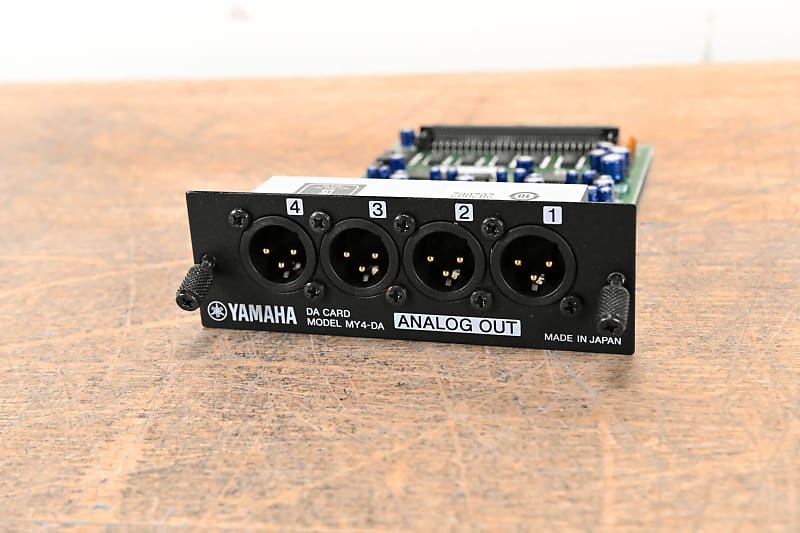 YAMAHA ヤマハ　DA CARD MY4-DA YAMAHA MY4-DA DA Card 4-Channel Analog Output I/O Expansion