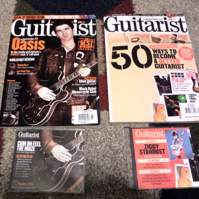 Guitarist Two Back issues of British Guitarist magazine with