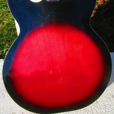 Univox 335 Style Guitar, 1960's, Japan, "Player", Case image 10