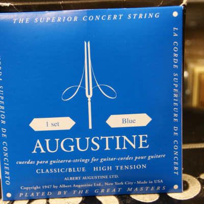 Augustine classical guitar strings high tension blue pack (2 PACKS) for sale