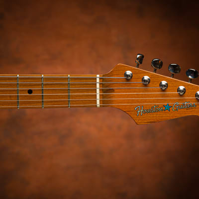 Houston Guitars HCG SH Strat-Style Fiesta Red 2020 image 4