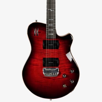 Wild Custom Guitars Gyrock Dark Red Burst Canadian Maple / Honduran Mahogany #028 image 4