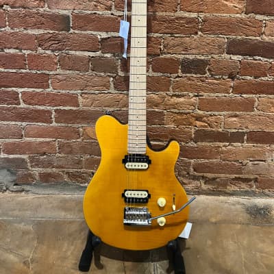 Sterling Sterling Axis Flame Maple Electric Guitar - Trans Gold image 1