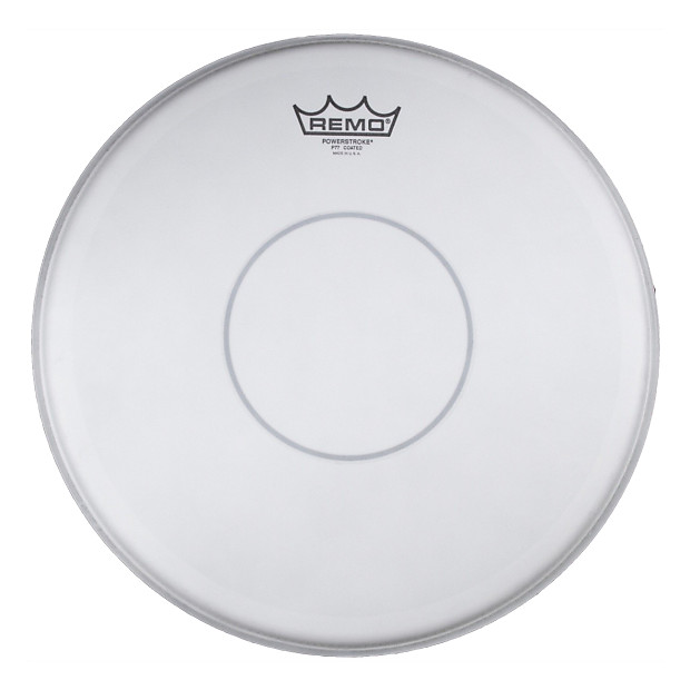 Remo Powerstroke 77 Coated Top Clear Dot Snare Drum Head 14" image 1