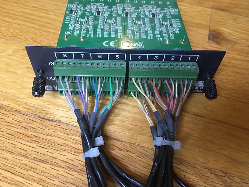 Yamaha MY8-ADDA96 8-channel Analog In/Out 24/96 With Cables Yamaha MY8-ADDA96 8-channel Analog In/Out 24/96 With Cables