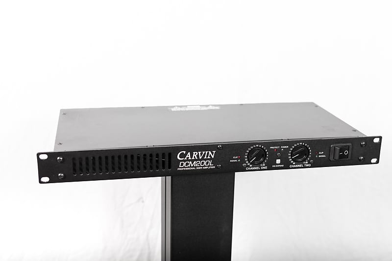 Carvin DCM200L 200W STEREO POWER AMP SO CLEAN! (2/2) Reverb