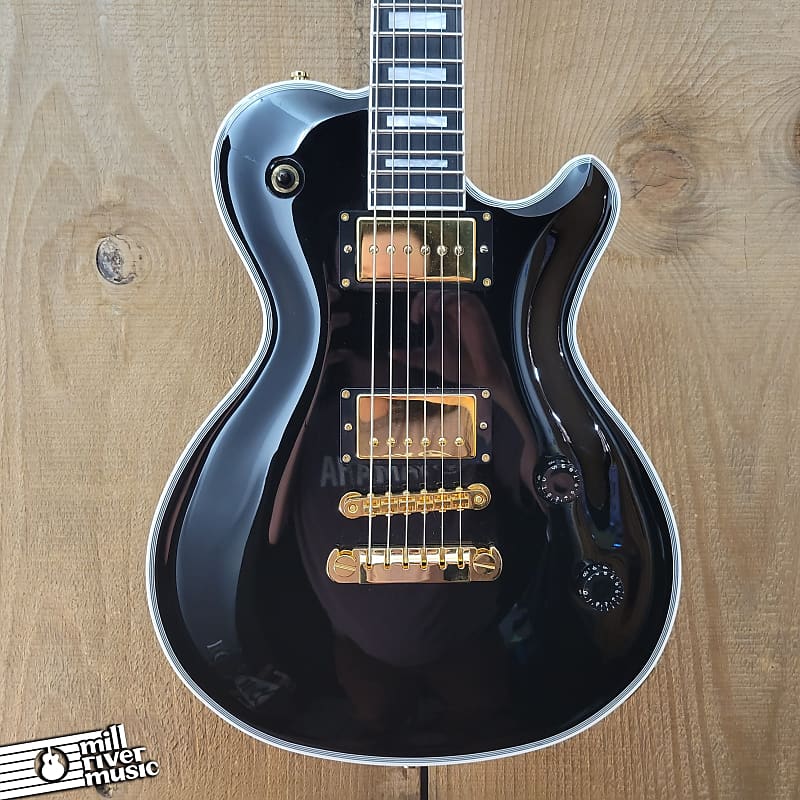 FGN Private Reserve Single Cut Electric Made In Japan Ebony w/ HSC