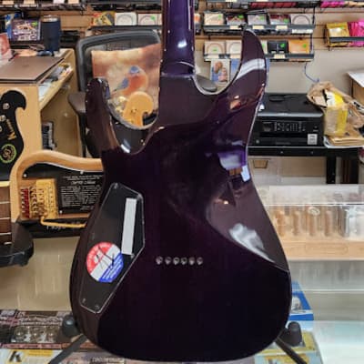 ESP LTD H-200 FM See Thru Flame Maple Purple electric guitar image 5