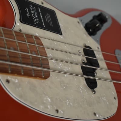 2022 Fender Vintera '60s Mustang Bass Fiesta Red Finish w/Gig Bag image 16