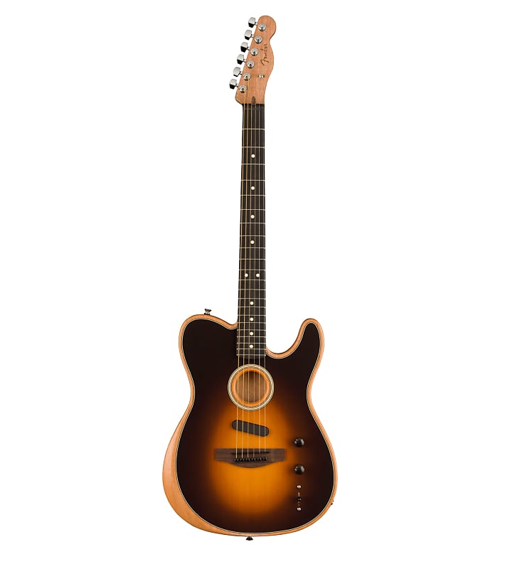 ACOUSTASONIC PLAYER TELECASTER ARCTIC WHITE | Tom Lee Music