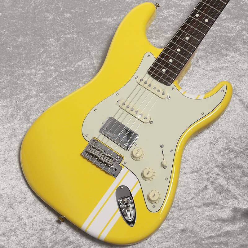 Fender Made in Japan Hybrid II Stratocaster HSS Limited Run Graffiti Yellow  [SN JD22017391] [07/16]