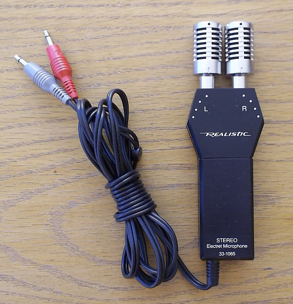 Realistic 331065 Stereo Microphone 1980s Reverb