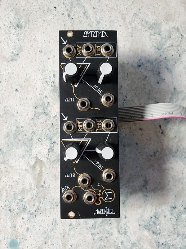 鍵盤楽器 Make Noise Optomix (Rev2) Make Noise Optomix Rev 2 Low Pass Gate - 8HP - Perfect Circuit