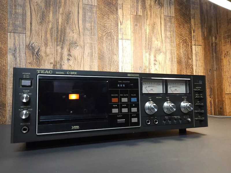 *Fully Serviced* Vintage Teac C-3RX 3-Head dbx Cassette Deck