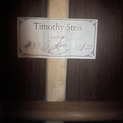 2021 Timothy Steis Cedar Classical Guitar image 4