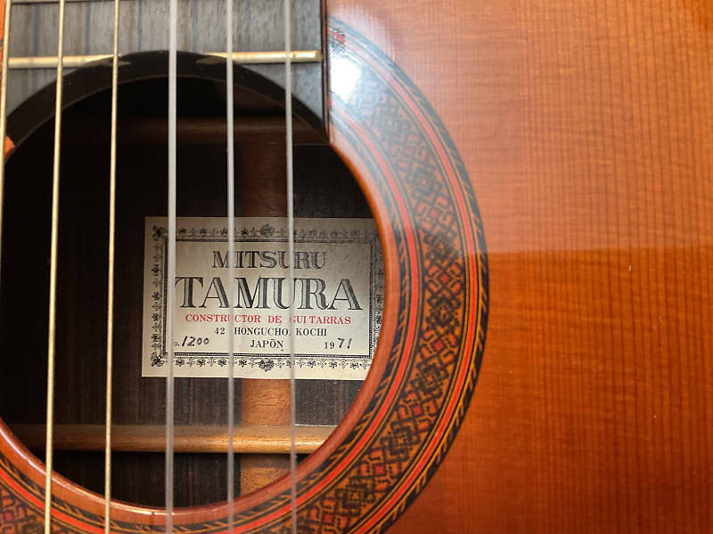特売情報MITSURU TAMURA No.600 1971 田村満 クラシックギター ヴィンテージ 弦器 中古 F6474451 本体