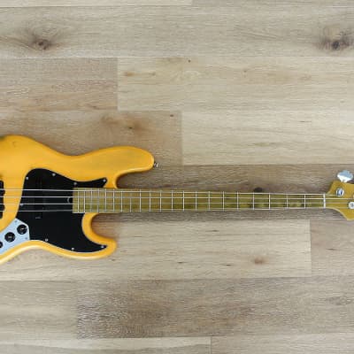 Marco Bass Guitars - TFL 4 Relic - 4 String Bass With Tulip Wood Body In Butterscotch Yellow image 2