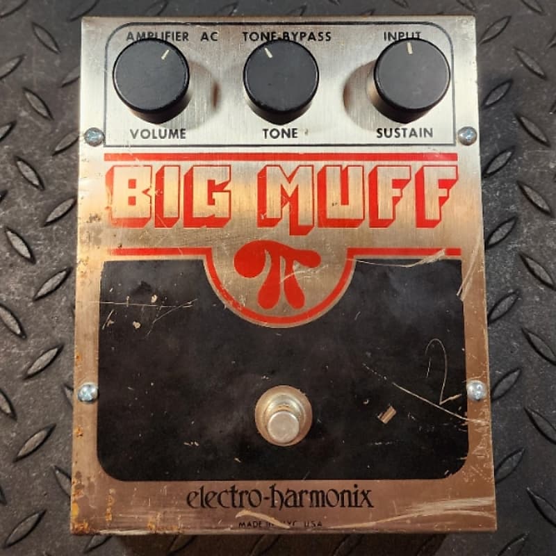 Electro-Harmonix Big Muff Pi V6 1981 Vintage Fuzz EH3034 2N5088 Transistors