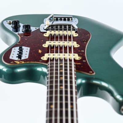 Fender Custom Shop B2 Bass VI Journeyman Aged Sherwood Green Metallic image 12