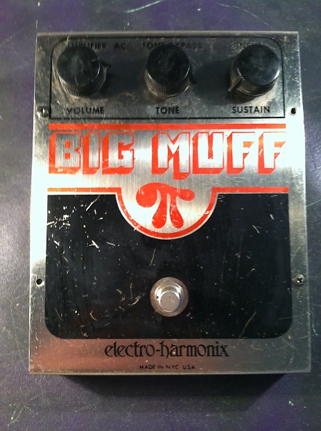 1979 ELECTRO HARMONIX BIG MUFF PI EFFECTS PEDAL VINTAGE | Reverb
