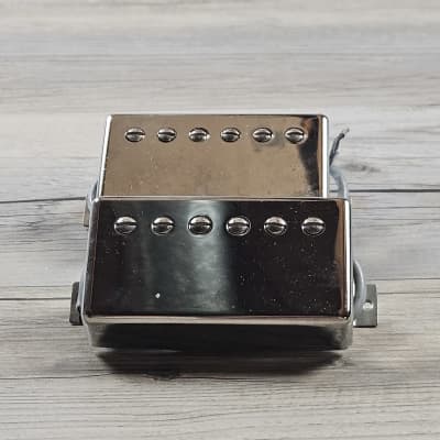 Gibson BurstBucker 61R + 61T Pickup Set 2021 Nickel | Reverb