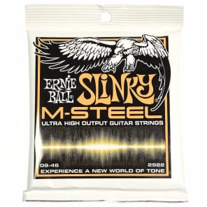 Ernie Ball 2922 M-Steel Hybrid Slinky Electric Guitar Strings