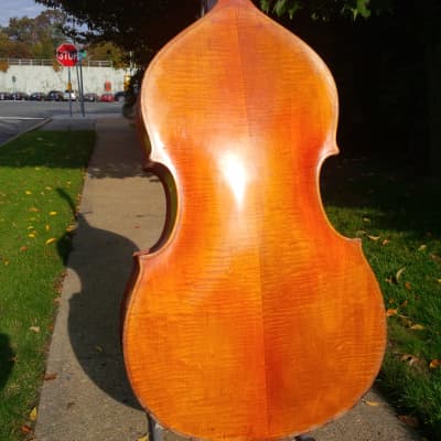 Kay 5 String-3/4 Upright Bass, Bass Fiddle, Double  Bass-Shop Setup-w/Ultralite Case and Bow image 11