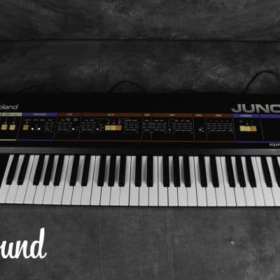 Roland JUNO-6 Polyphonic Synthesizer W/ Hard Case in Very Good Condition image 14