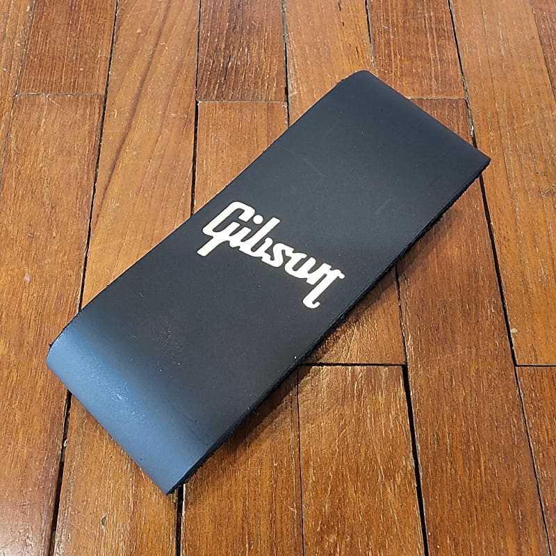 Gibson Black Leather GUITAR STRAP Les Paul Standard Classic Reverb