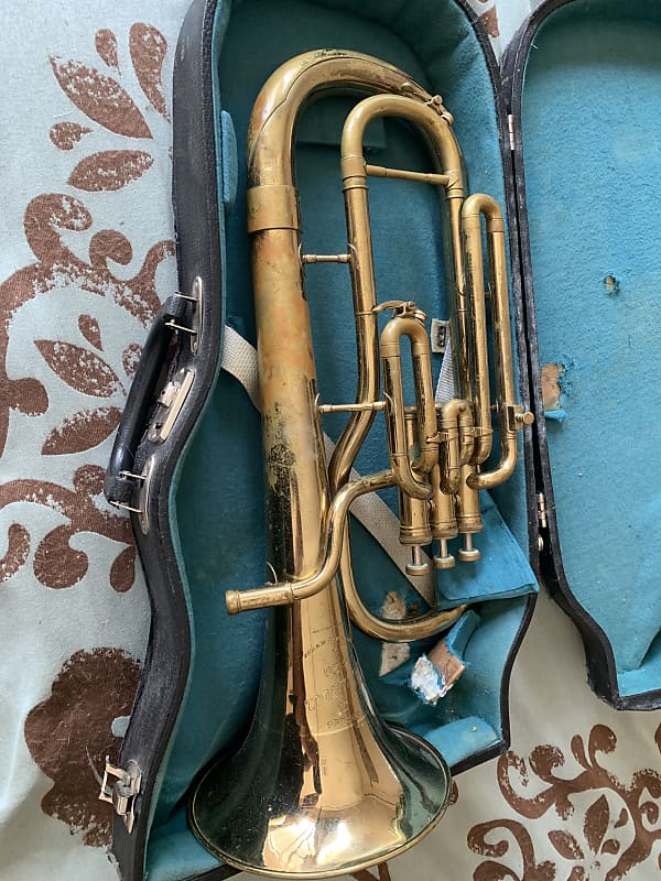 Besson 220 England alto horn vintage with case nice Reverb