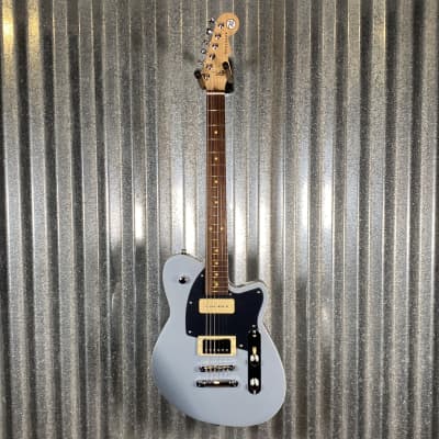 Reverend Double Agent OG Metallic Silver Freeze Guitar #65524 image 2