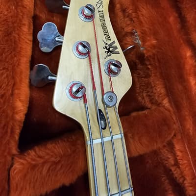 1983 Music Man Sting Ray Bass Natural With Original Hardshell Case image 2