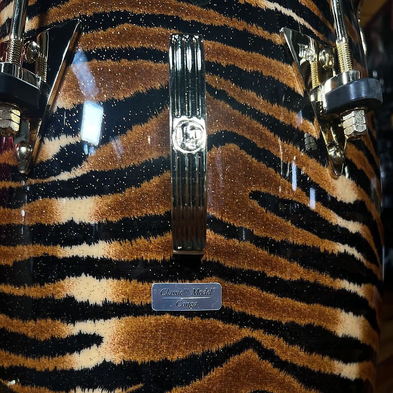 LP Latin Percussion Raul Rekow Signature Tiger Print Series LP Latin Percussion Raul Rekow Signature Tiger Print Series