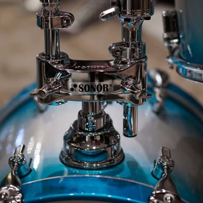 Sonor 12/14/18/6x14" AQ2 Bop Kit Drum Set 2023 - Aqua Silver Burst image 5