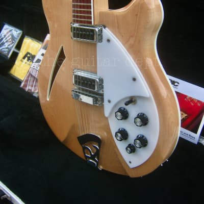 ♚ IMMACULATE ♚ 2005 RICKENBACKER 360-12 Deluxe ♚ MapleGlo ♚ Shark Tooth Inlays ♚ PRO SET UP !♚ 330 ♚ image 14