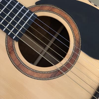 Insanely Gorgeous Hand-Made Small Jumbo Acoustic (Spruce/Claro Walnut) image 5