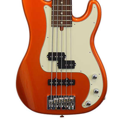 Mike Lull PJ5 Bass Candy Apple Orange RW for sale