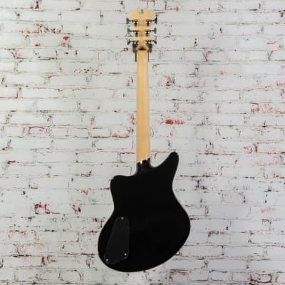 D'Angelico Premier Bedford SH Electric Guitar, Black Flake x4125 image 8