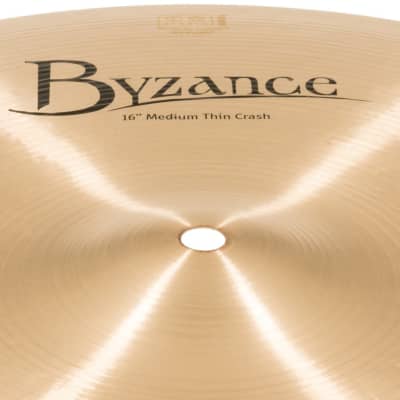 Meinl Byzance Traditional Medium Thin Crash Cymbal 16 image 5