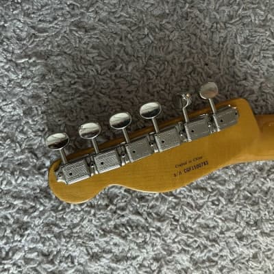 Fender Modern Player Telecaster Thinline Deluxe 2015 P90 Sunburst Rare Guitar image 7