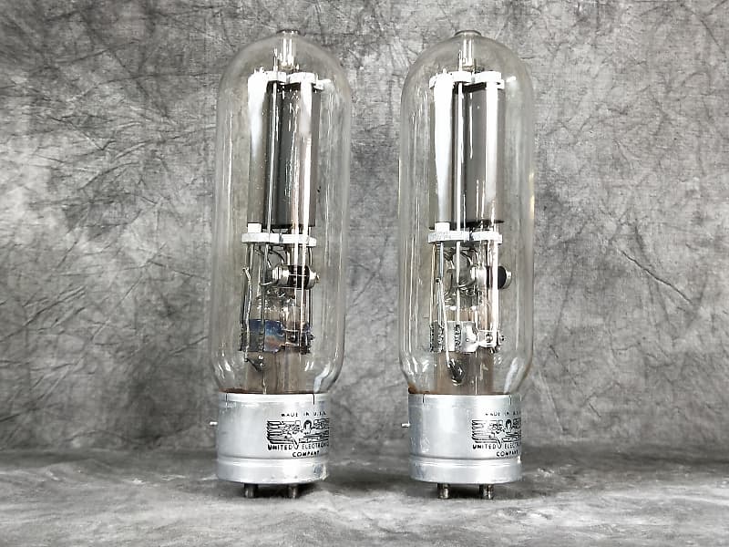 United Electronics 211 Vacuum tube pair In Excellent Working