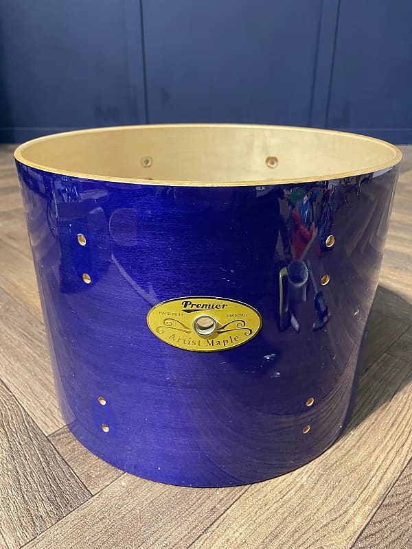 Premier Artist Maple Tom Drum Shell 12”x9” Bare Wood Reverb UK