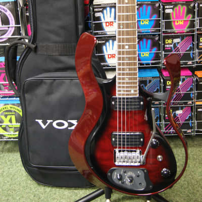 Vox Starstream synth electric guitar in quilted maple wine red finish - Made in Japan image 14