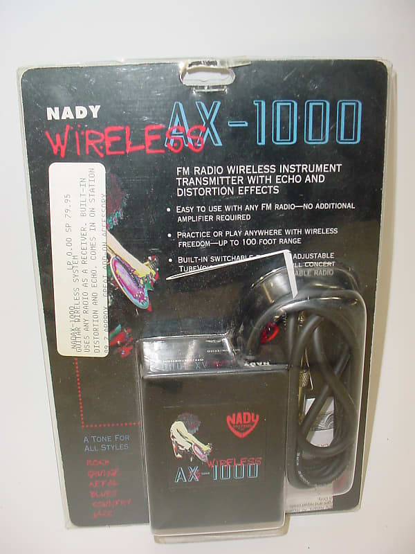 Nady AX-1000 FM Radio Wireless Instrument Transmitter With Echo and Distortion Effects image 1