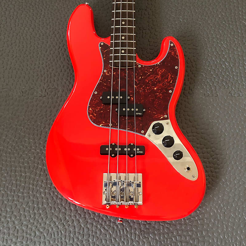 Squier Jazz Bass P/J EMG Geezer Badass Bass II Bridge Mod Reverb