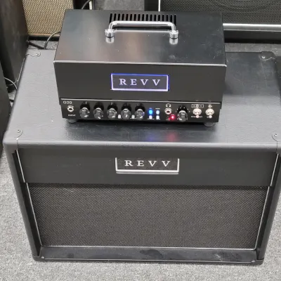 REVV G20 2-Channel 20-Watt Guitar Amp Head with Reactive Load and Virtual Cabinets With Matching 1x12 Cab image 1