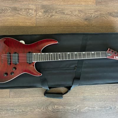 ESP LTD H3-1000 QM See Thru Black Cherry image 2