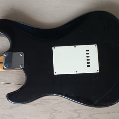 Sunn Fender Mustang Stratocaster 1980s -Black image 6